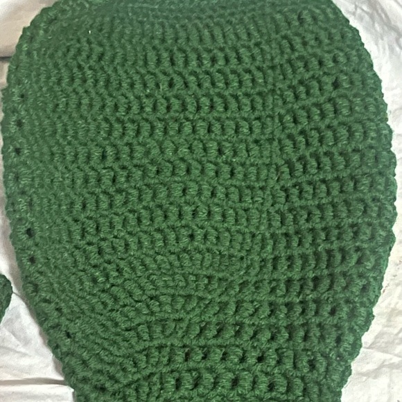 Handmade Crochet Newborn Prop Mermaid Tail Blanket and Starfish Headband - Picture 12 of 13